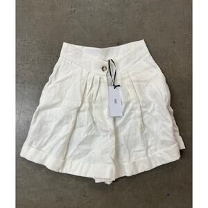 Solotre- Linen Patalone / S / white / NWT